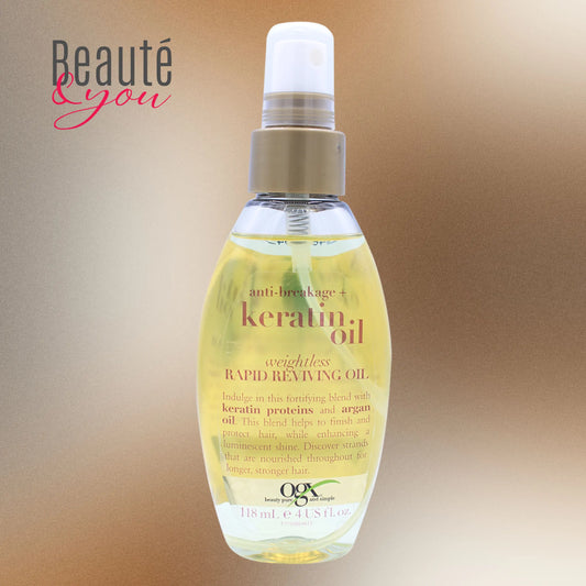 Transform Your Hair with OGX Anti-Breakage Keratin Oil – Weightless Rapid Reviving Oil
