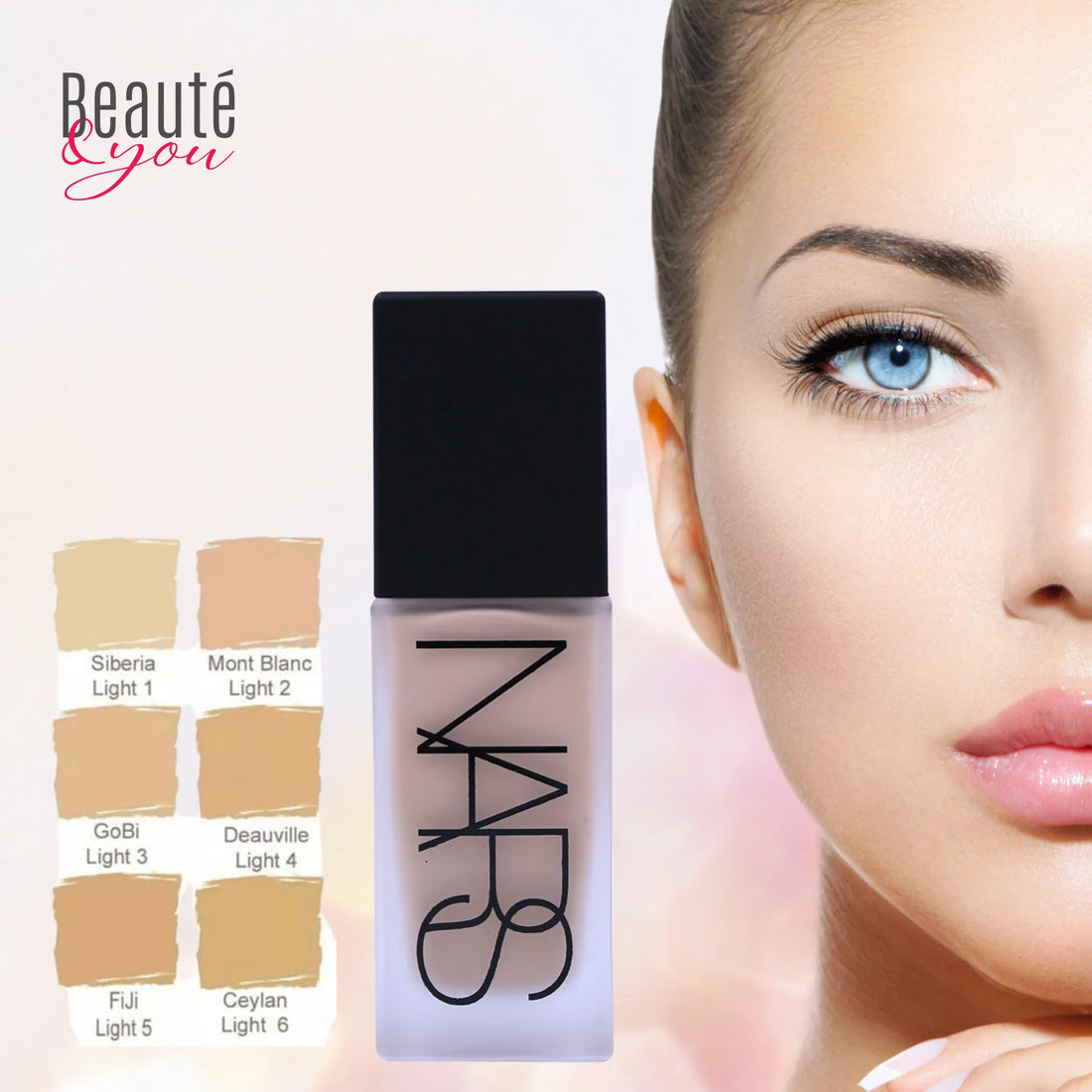 Achieve Flawless Skin with NARS All Day Luminous Weightless Foundation – Light 3 Gobi