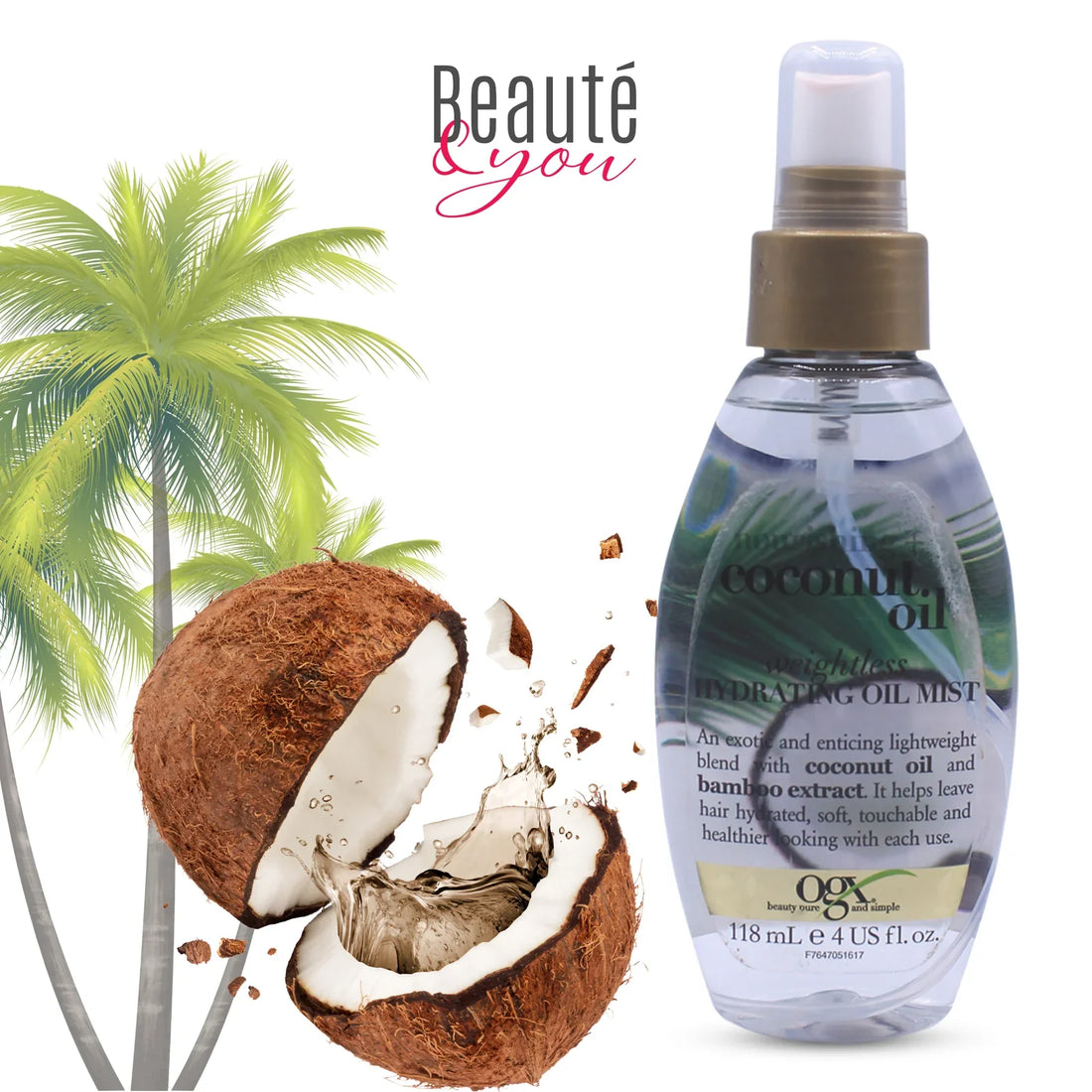 OGX Nourishing Coconut Oil Hydrating Oil Mist: Your Go-To Solution for Healthy, Hydrated Hair