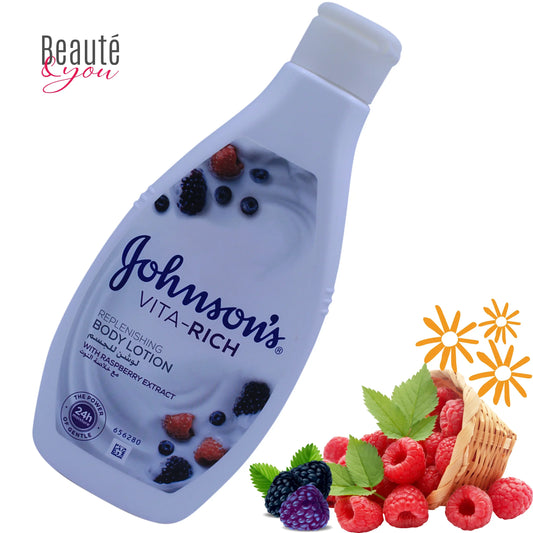 Nourish and Revitalize Your Skin with Johnson’s Vita-Rich Body Lotion with Raspberry Extract