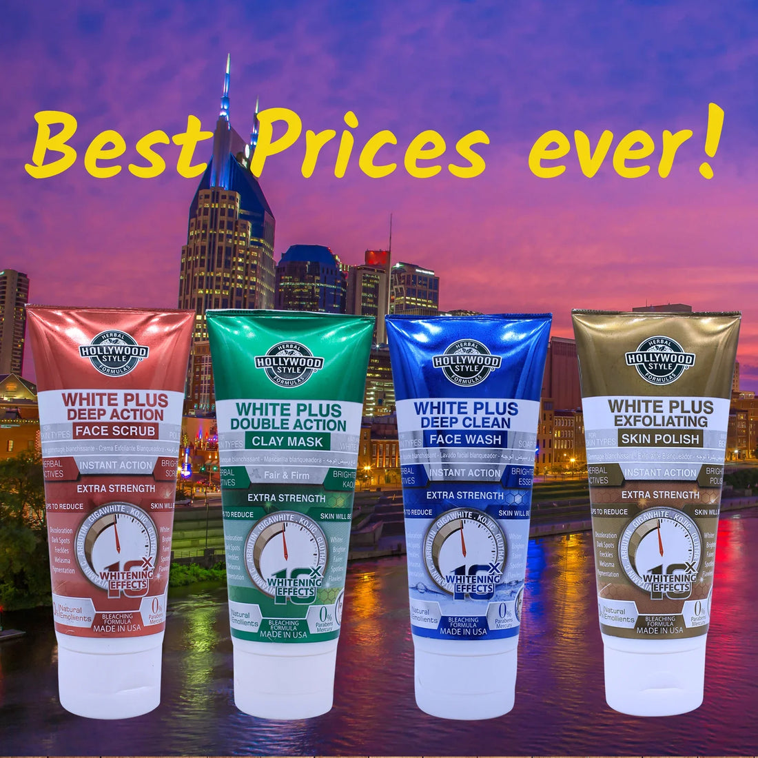 Rejuvenate Your Skin with HOLLYWOOD STYLE White Plus Deep Action Face Scrub at Beauté & You