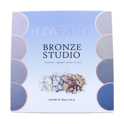 HUDA BEAUTY Bronze Studio – Rose Gold Edition Illuminate, Highlight, Bronze & Contour