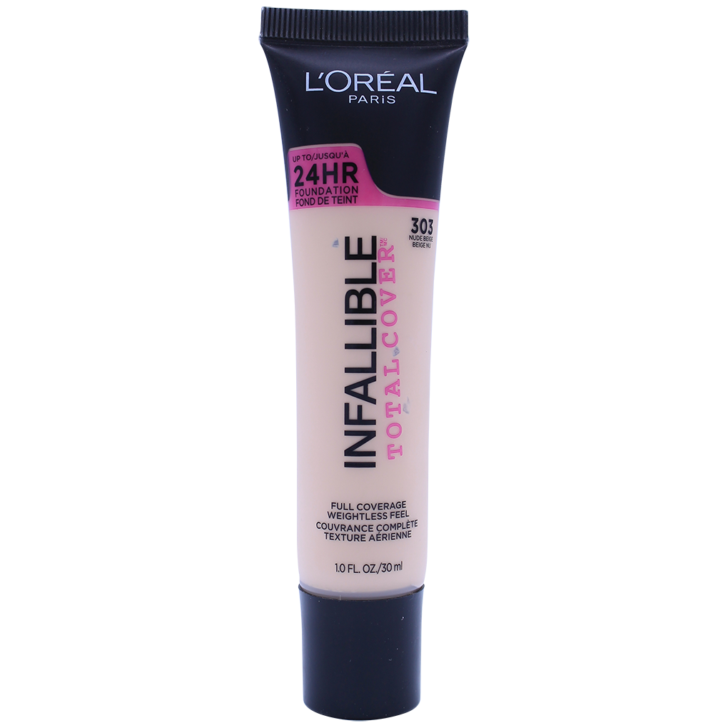 L'OREAL Infallible Total Cover Foundation – 303 NUDE BEIGE