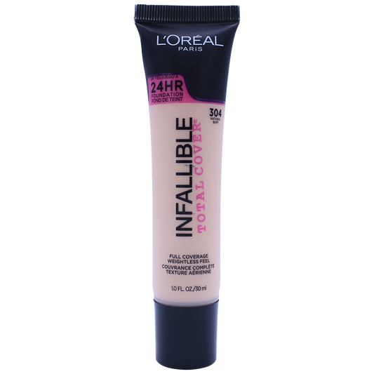 L'OREAL Infallible Total Cover Foundation – 304 Natural BUFF