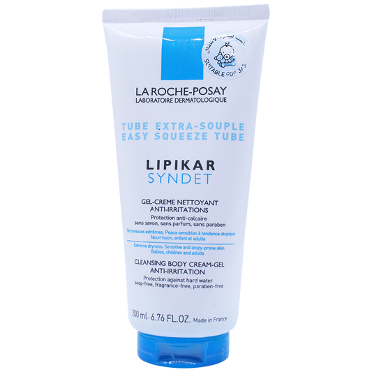 LA ROCHE-POSAY Lipikar Syndet Cleansing Body Cream-Gel, Anti-Irritation