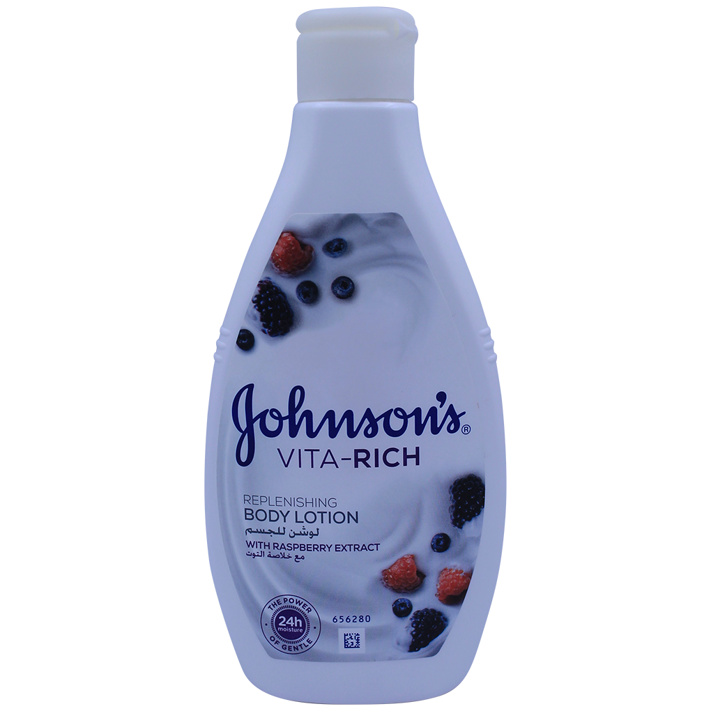 Johnson's Vita-Rich Body Lotion with Raspberry Extract