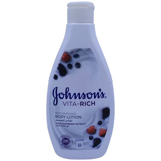 Johnson's Vita-Rich Body Lotion with Raspberry Extract