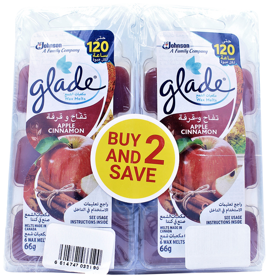 glade Wax Melts - Apple Cinnamon – Twin Pack