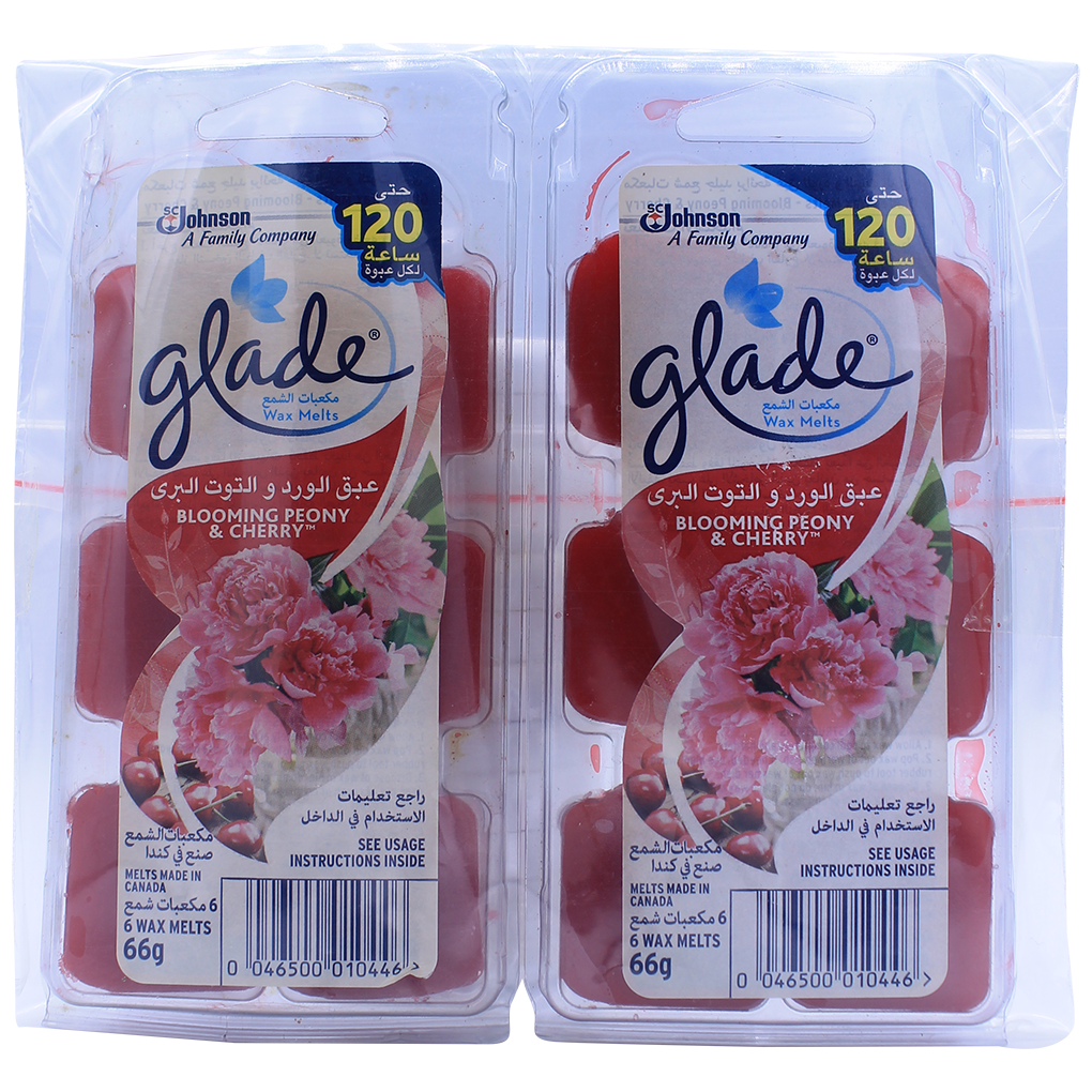 glade Wax Melts - Blooming Peony & Cherry – Twin Pack