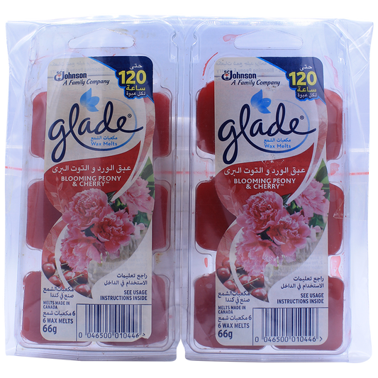 glade Wax Melts - Blooming Peony & Cherry – Twin Pack