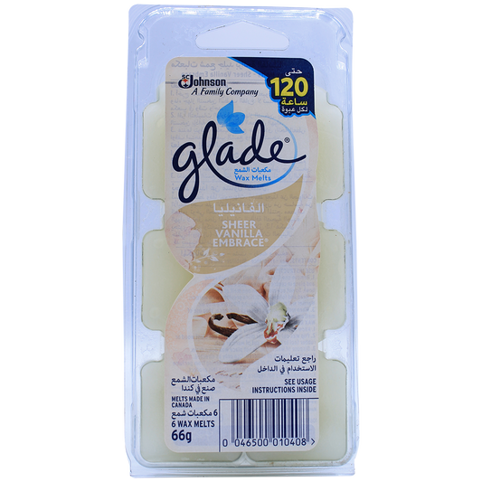 glade Wax Melts - Sheer Vanilla Embrace