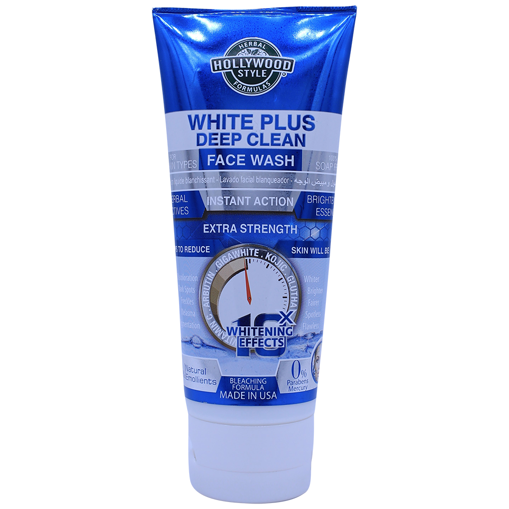 HOLLYWOOD STYLE White Plus Deep Clean Face Wash