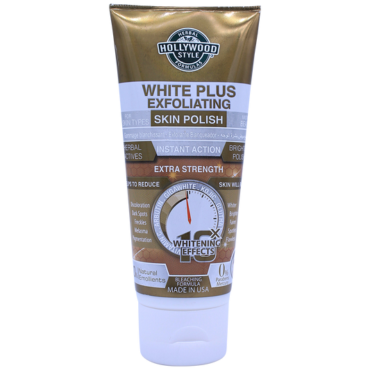 HOLLYWOOD STYLE White plus Exfoliating Skin Polish
