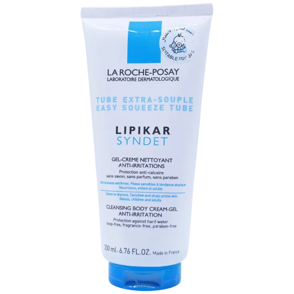 LA ROCHE-POSAY Lipikar Syndet Cleansing Body Cream-Gel, Anti-Irritation