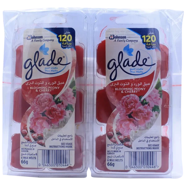 glade Wax Melts - Blooming Peony & Cherry – Twin Pack