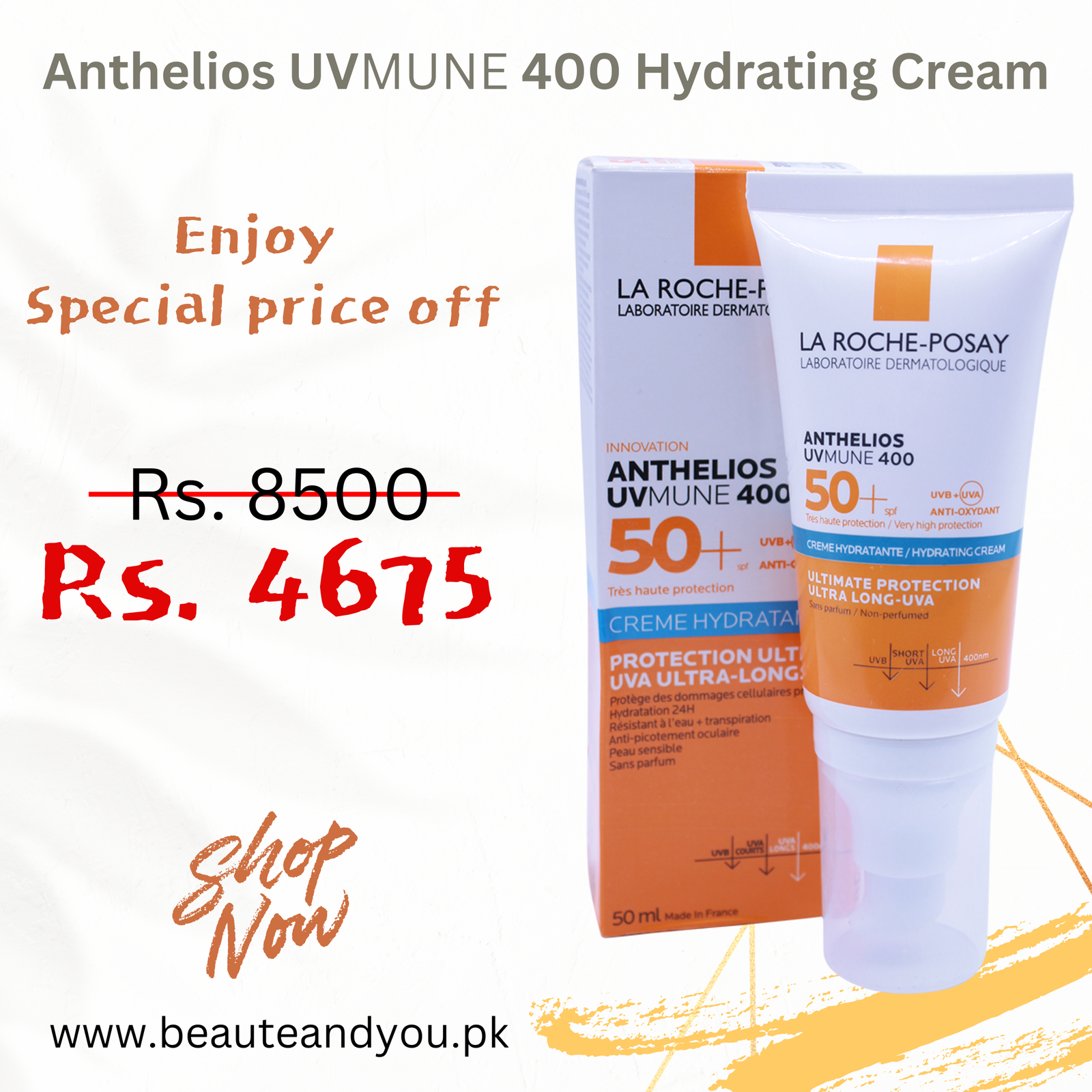 LA ROCHE-POSAY Anthelios UV MUNE 400 Hydrating Cream