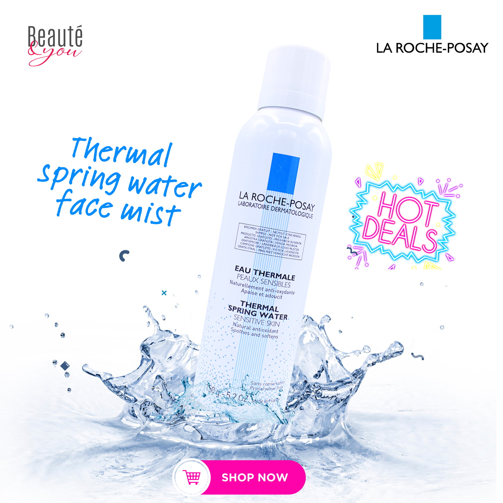 LA ROCHE-POSAY Thermal Spring Water Face Mist